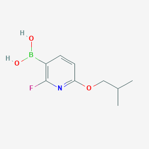 molecular formula C9H13BFNO3 B2912582 2-Fluoro-6-isobutoxypyridine-3-boronic acid CAS No. 2096338-82-6