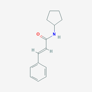 molecular formula C14H17NO B291260 N-Cyclopentyl-trans-cinnamamide 