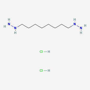 molecular formula C8H24Cl2N4 B2912609 1,8-Dihydrazinyloctane dihydrochloride CAS No. 2228824-74-4