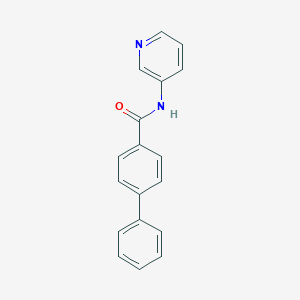 molecular formula C18H14N2O B291263 N-(3-pyridinyl)[1,1'-biphenyl]-4-carboxamide 