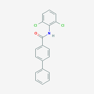 molecular formula C19H13Cl2NO B291264 N-(2,6-dichlorophenyl)-4-biphenylcarboxamide 