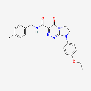 8-(4-ethoxyphenyl)-N-(4-methylbenzyl)-4-oxo-4,6,7,8-tetrahydroimidazo[2,1-c][1,2,4]triazine-3-carboxamide