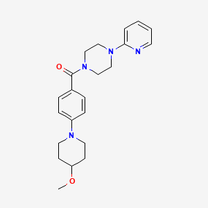 (4-(4-Methoxypiperidin-1-yl)phenyl)(4-(pyridin-2-yl)piperazin-1-yl)methanone