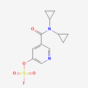 3-(Dicyclopropylcarbamoyl)-5-fluorosulfonyloxypyridine
