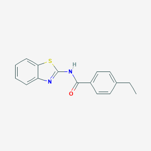 N-(1,3-benzothiazol-2-yl)-4-ethylbenzamide