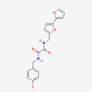 N1-([2,2'-bifuran]-5-ylmethyl)-N2-(4-fluorobenzyl)oxalamide