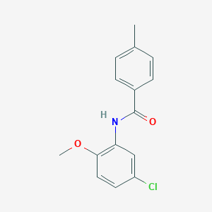 N-(5-chloro-2-methoxyphenyl)-4-methylbenzamide