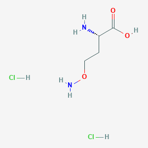 molecular formula C4H12Cl2N2O3 B2912691 (2S)-2-amino-4-(aminooxy)butanoic acid dihydrochloride CAS No. 23701-65-7