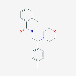 2-methyl-N-(2-morpholino-2-(p-tolyl)ethyl)benzamide