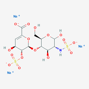 molecular formula C12H16NNa3O16S2 B2912725 Heparin disaccharide III-S sodium salt CAS No. 136098-03-8