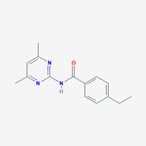 N-(4,6-dimethyl-2-pyrimidinyl)-4-ethylbenzamide