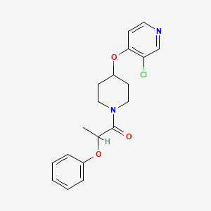 1-(4-((3-Chloropyridin-4-yl)oxy)piperidin-1-yl)-2-phenoxypropan-1-one