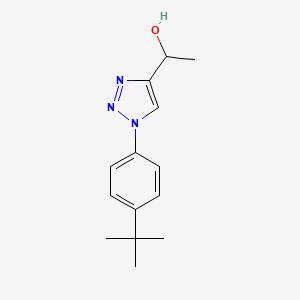 1-[1-(4-tert-butylphenyl)-1H-1,2,3-triazol-4-yl]ethan-1-ol