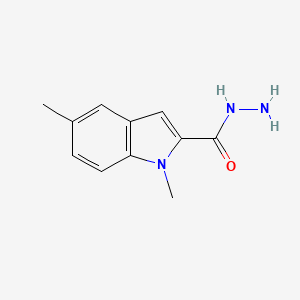 molecular formula C11H13N3O B2912833 1,5-dimethyl-1H-indole-2-carbohydrazide CAS No. 914351-49-8