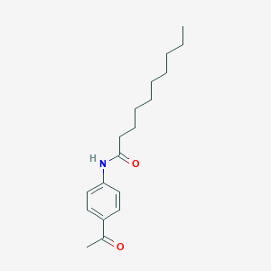 molecular formula C18H27NO2 B291284 N-(4-acetylphenyl)decanamide 