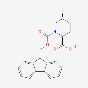 (2S,5R)-1-(9H-fluoren-9-ylmethoxycarbonyl)-5-methyl-piperidine-2-carboxylic acid