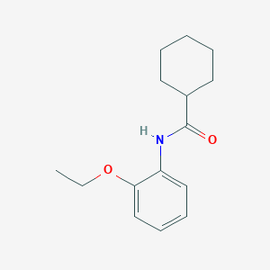molecular formula C15H21NO2 B291288 N-(2-ethoxyphenyl)cyclohexanecarboxamide 