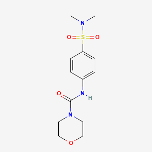 N-[4-(dimethylsulfamoyl)phenyl]morpholine-4-carboxamide