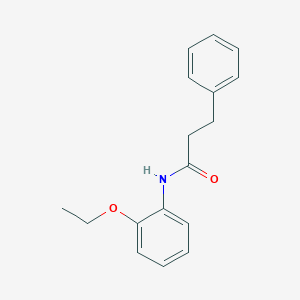 molecular formula C17H19NO2 B291290 N-(2-ethoxyphenyl)-3-phenylpropanamide 