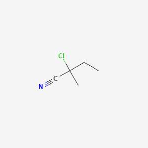 molecular formula C5H8ClN B2912900 2-氯-2-甲基丁腈 CAS No. 408319-68-6