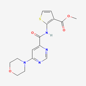 Methyl 2-(6-morpholinopyrimidine-4-carboxamido)thiophene-3-carboxylate