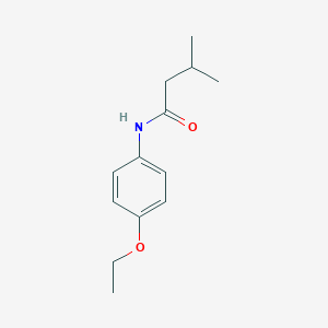 molecular formula C13H19NO2 B291291 N-(4-ethoxyphenyl)-3-methylbutanamide 