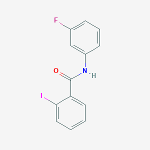 molecular formula C13H9FINO B291292 N-(3-fluorophenyl)-2-iodobenzamide 