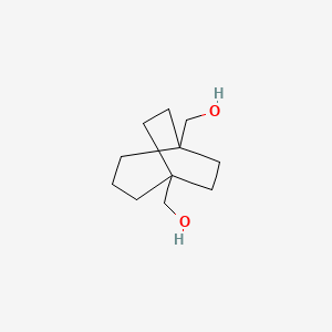 molecular formula C11H20O2 B2912922 Bicyclo[3.2.2]nonane-1,5-diyldimethanol CAS No. 25811-59-0