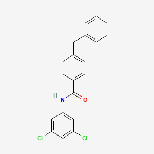 4-benzyl-N-(3,5-dichlorophenyl)benzamide