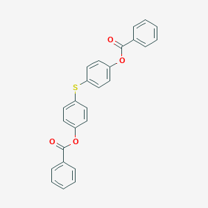 molecular formula C26H18O4S B291297 4-{[4-(Benzoyloxy)phenyl]sulfanyl}phenyl benzoate 