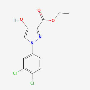 ethyl 1-(3,4-dichlorophenyl)-4-hydroxy-1H-pyrazole-3-carboxylate