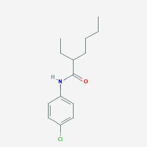 molecular formula C14H20ClNO B291299 N-(4-chlorophenyl)-2-ethylhexanamide 