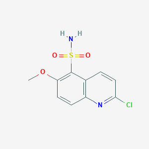 2-Chloro-6-methoxyquinoline-5-sulfonamide