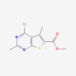 Methyl 4-chloro-2,5-dimethylthieno[2,3-d]pyrimidine-6-carboxylate