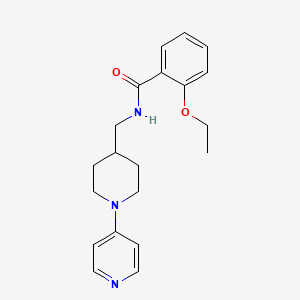 molecular formula C20H25N3O2 B2913046 2-乙氧基-N-((1-(吡啶-4-基)哌啶-4-基)甲基)苯甲酰胺 CAS No. 2034588-23-1