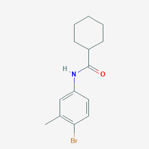 N-(4-bromo-3-methylphenyl)cyclohexanecarboxamide