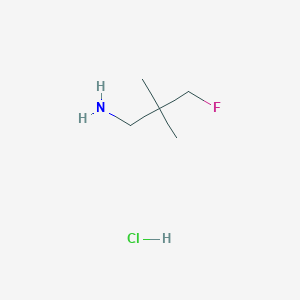 3-Fluoro-2,2-dimethylpropan-1-amine hydrochloride