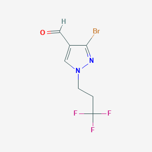 3-Bromo-1-(3,3,3-trifluoropropyl)-1H-pyrazole-4-carbaldehyde