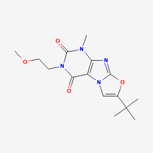 7-(tert-butyl)-3-(2-methoxyethyl)-1-methyloxazolo[2,3-f]purine-2,4(1H,3H)-dione