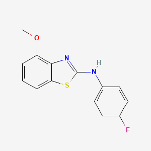 N-(4-fluorophenyl)-4-methoxy-1,3-benzothiazol-2-amine