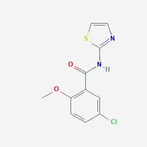 5-chloro-2-methoxy-N-(1,3-thiazol-2-yl)benzamide