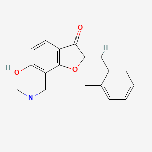 (Z)-7-((dimethylamino)methyl)-6-hydroxy-2-(2-methylbenzylidene)benzofuran-3(2H)-one