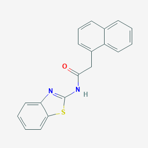N-(1,3-benzothiazol-2-yl)-2-(1-naphthyl)acetamide