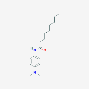 molecular formula C20H34N2O B291318 N-[4-(diethylamino)phenyl]decanamide 