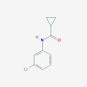 molecular formula C10H10ClNO B291319 N-(3-chlorophenyl)cyclopropanecarboxamide 