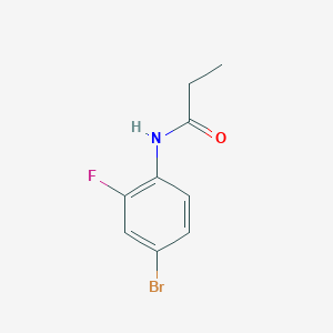 N-(4-bromo-2-fluorophenyl)propanamide