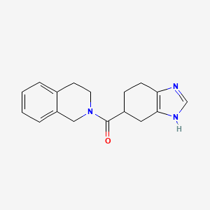 (3,4-dihydroisoquinolin-2(1H)-yl)(4,5,6,7-tetrahydro-1H-benzo[d]imidazol-5-yl)methanone