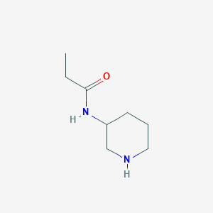 N-(piperidin-3-yl)propanamide