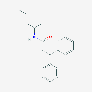 N-(1-methylbutyl)-3,3-diphenylpropanamide