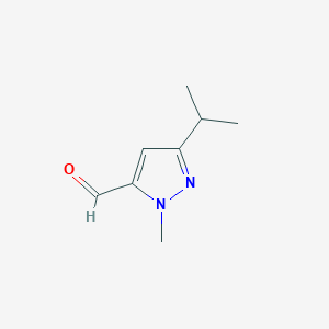 3-Isopropyl-1-methyl-1H-pyrazole-5-carbaldehyde